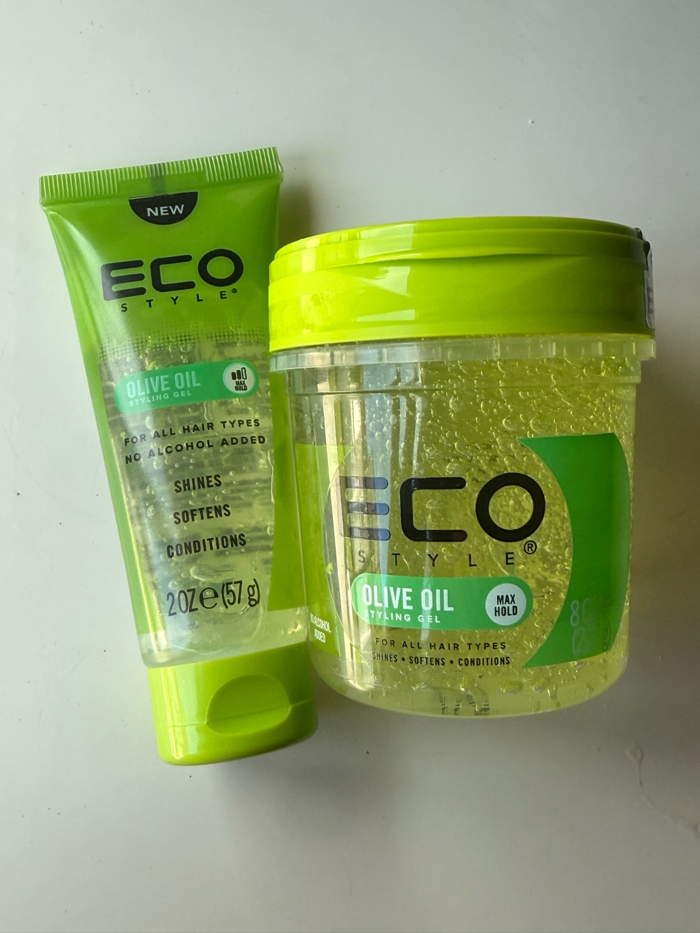 Olive Oil Styling Gel — Green